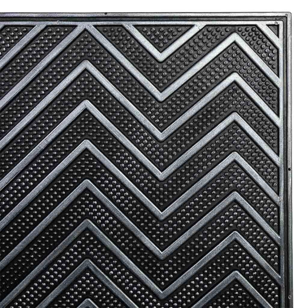 Zerbino in gomma nera 45x75x0,7
