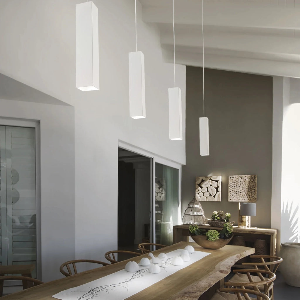 Lampada A Sospensione LOOK Gu10 Ottone Altezza Regolabile Dimmerabile Ideal Lux