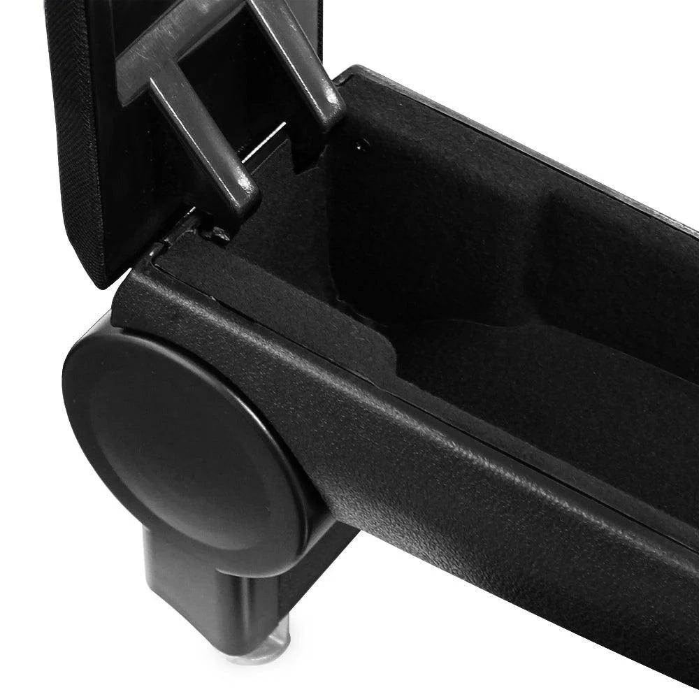 Bracciolo centrale per AUDI A4 B5 con scomparto imbottito in tessuto nero 03_0000375