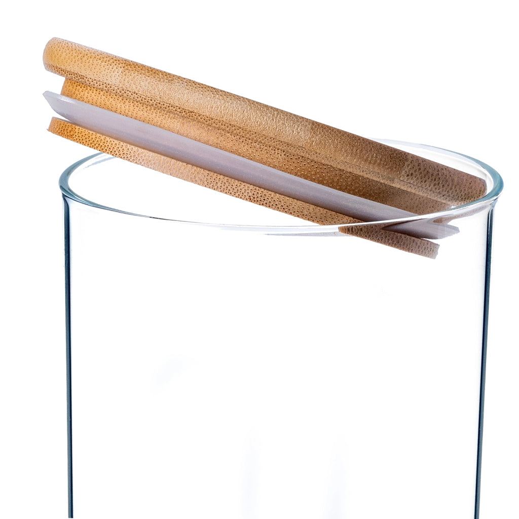 Contenitore per alimenti KADAX, barattolo in vetro per pasta e spezie con coperchio, 680 ml