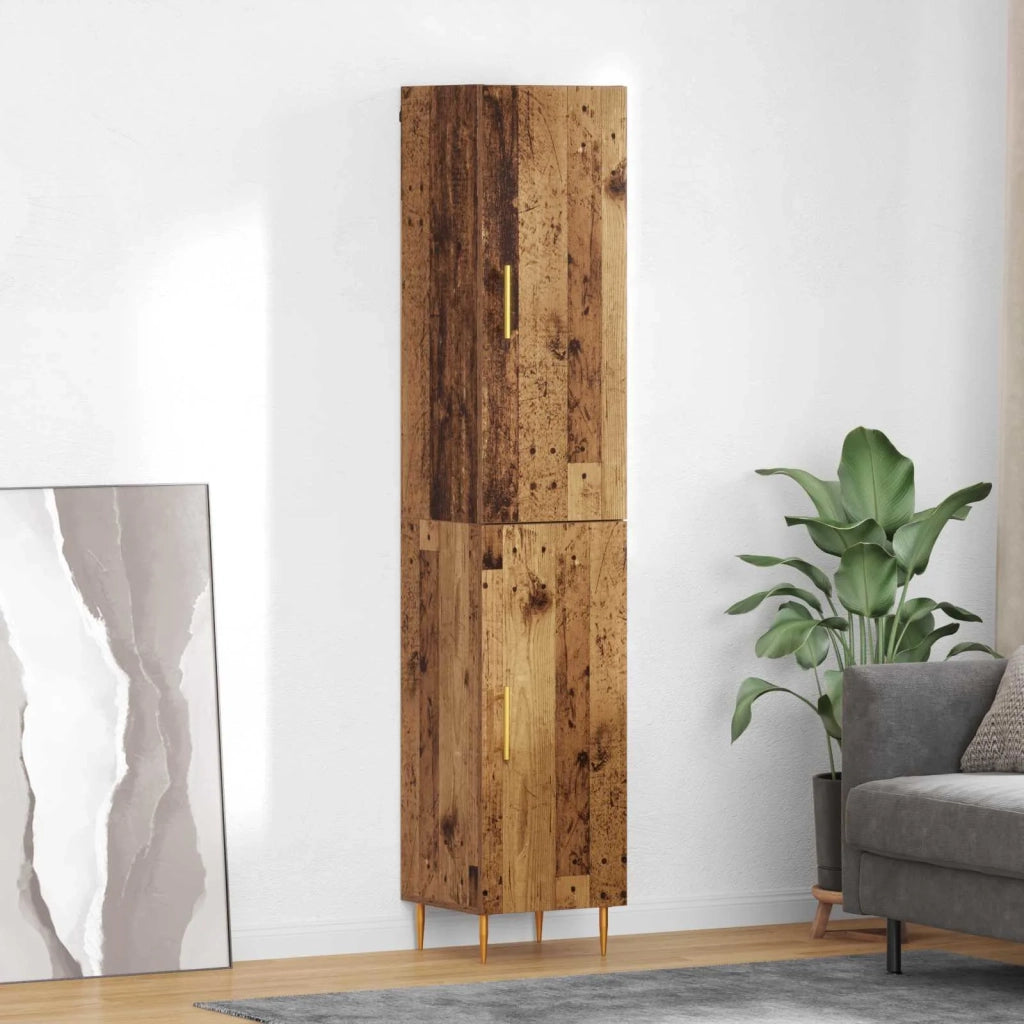 Credenza 2 pcs Legno vecchio Legno multistrato 3415691