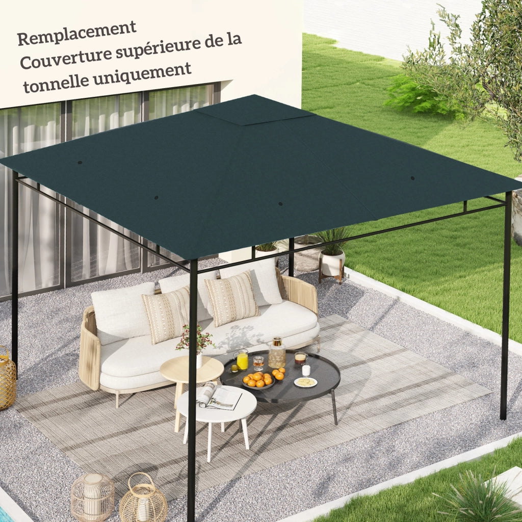 Tenda da giardino ¨C Minimal ¨C Grigio 3x3m