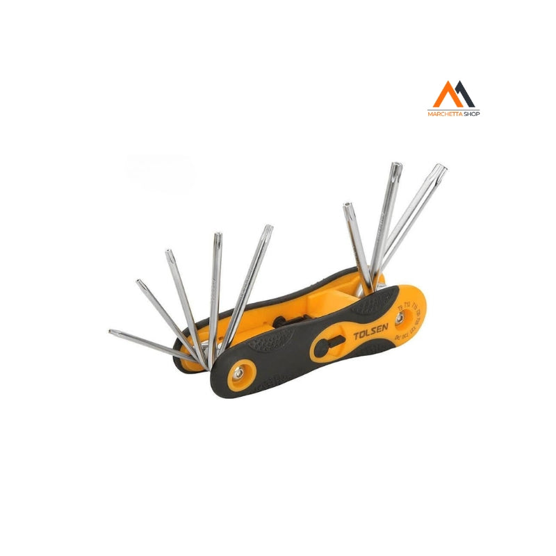 SET 8PZCHIAVINI TORX CON FORO TASCABILE