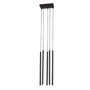 Lampada a sospensione Kosame Shilo nera 5xG9 160cm