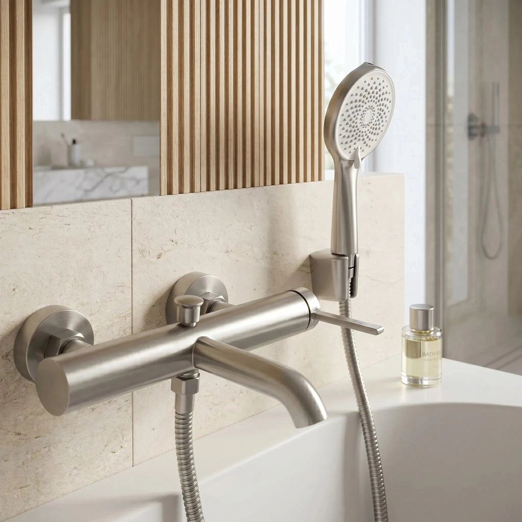 Rubinetto Da Vasca Rea Rivo Brush Nickel