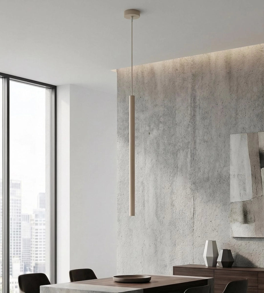 Lampada a sospensione SELTER beige metallo 1xG9 Emibig