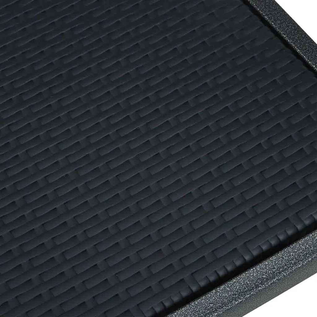 Set da Pranzo da Giardino 5 pz Nero 3099277
