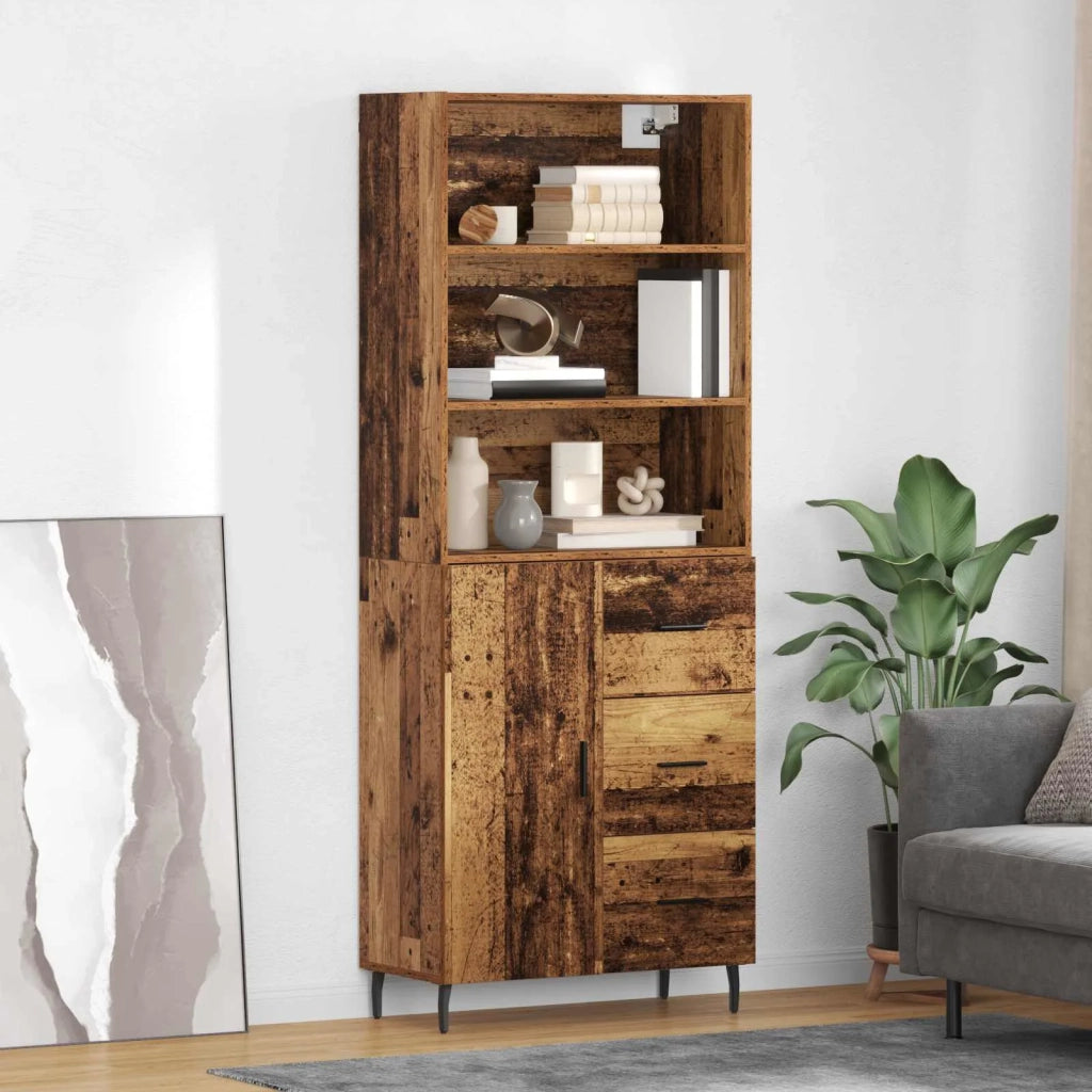 Credenza con cassetto 2 pcs Legno vecchio Legno multistrato 3415816