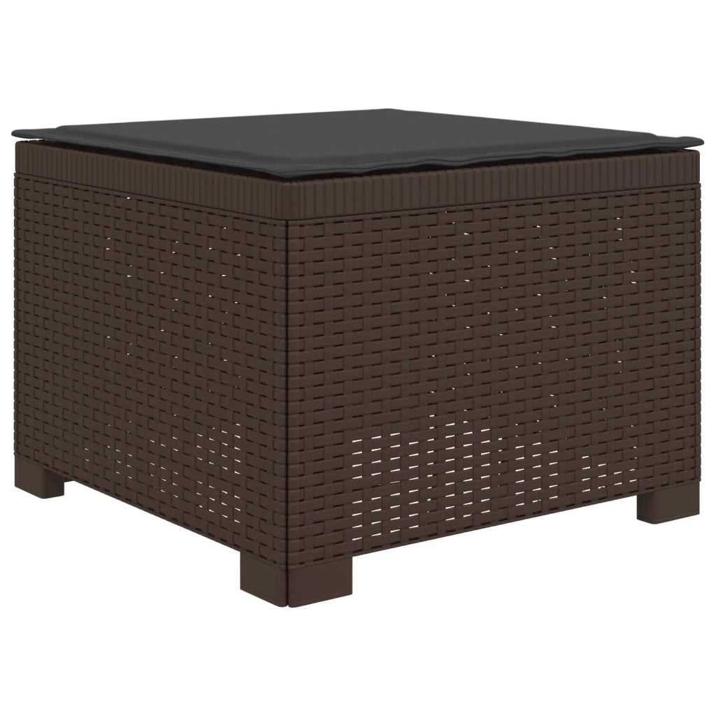 Divano da esterno-Divano da Giardino 3 posti con cuscini in look rattan PP 924887