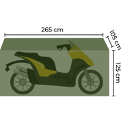 Copertura scooter TITANIUMÂ® L256 x P105 x A125 cm