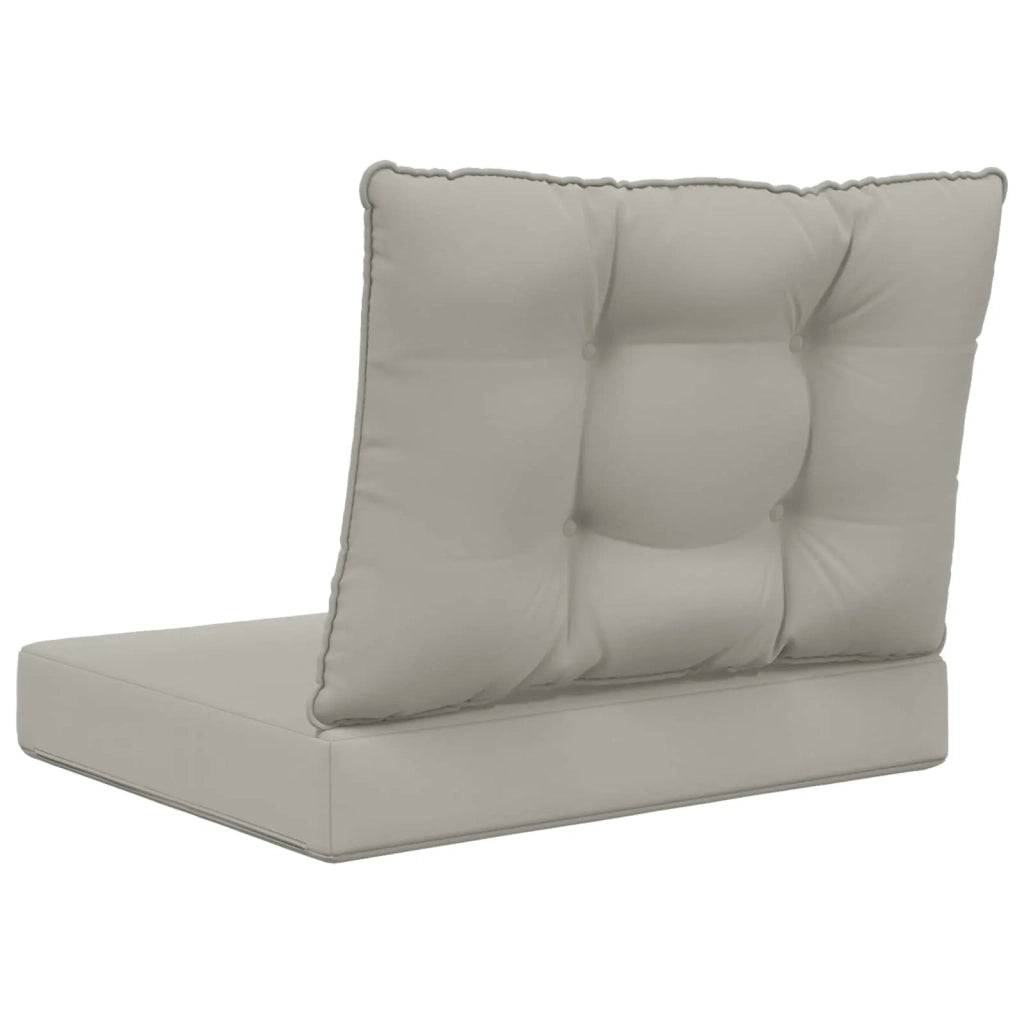 Cuscino per divano da esterno 2 pcs Grigio Poliestere 900779