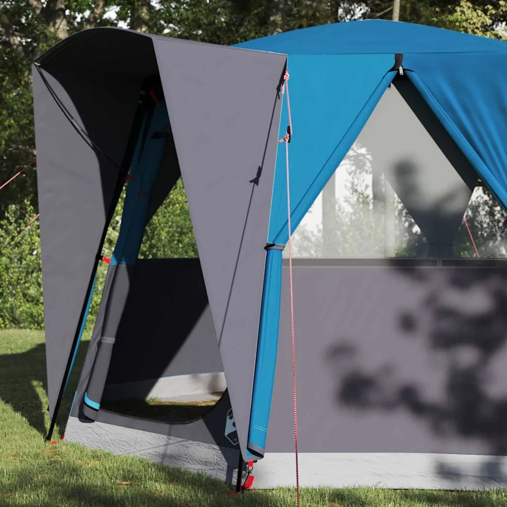 Tenda a cubo per 3 persone Blu e Grigio 320 x 320 x 203 cm