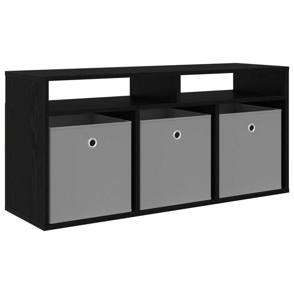 Lowboard con cassetto Rovere Nero 102 x 32 x 48,5 cm 8000589