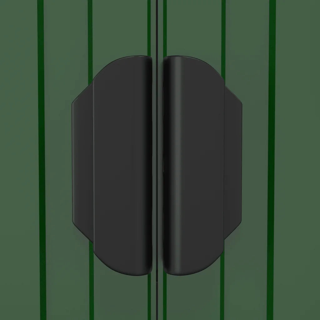 Capanno da Giardino Verde 192x523x223 cm Acciaio Zincato 3147431