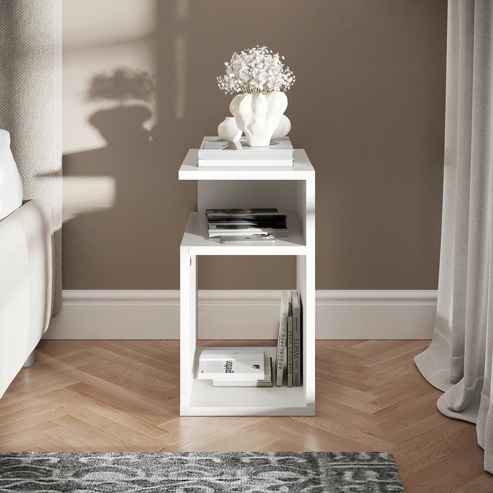 Vicco Comodino camera da letto Bianco 25 x 65.3 cm