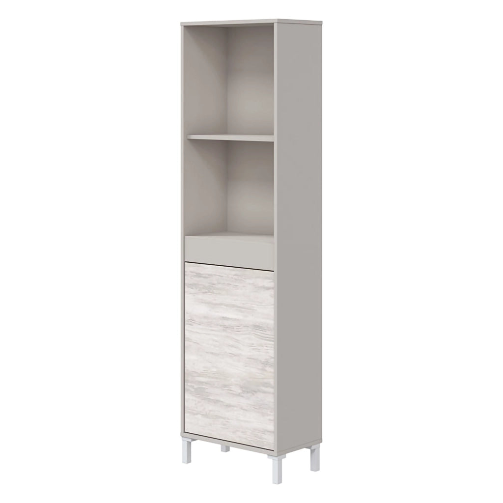 Madia Spineda, Credenza Cassetti, 49x28x174h cm Beige