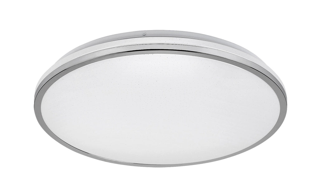 Plafoniera LED Rabalux Linden 49cm 50W cromo con telecomando
