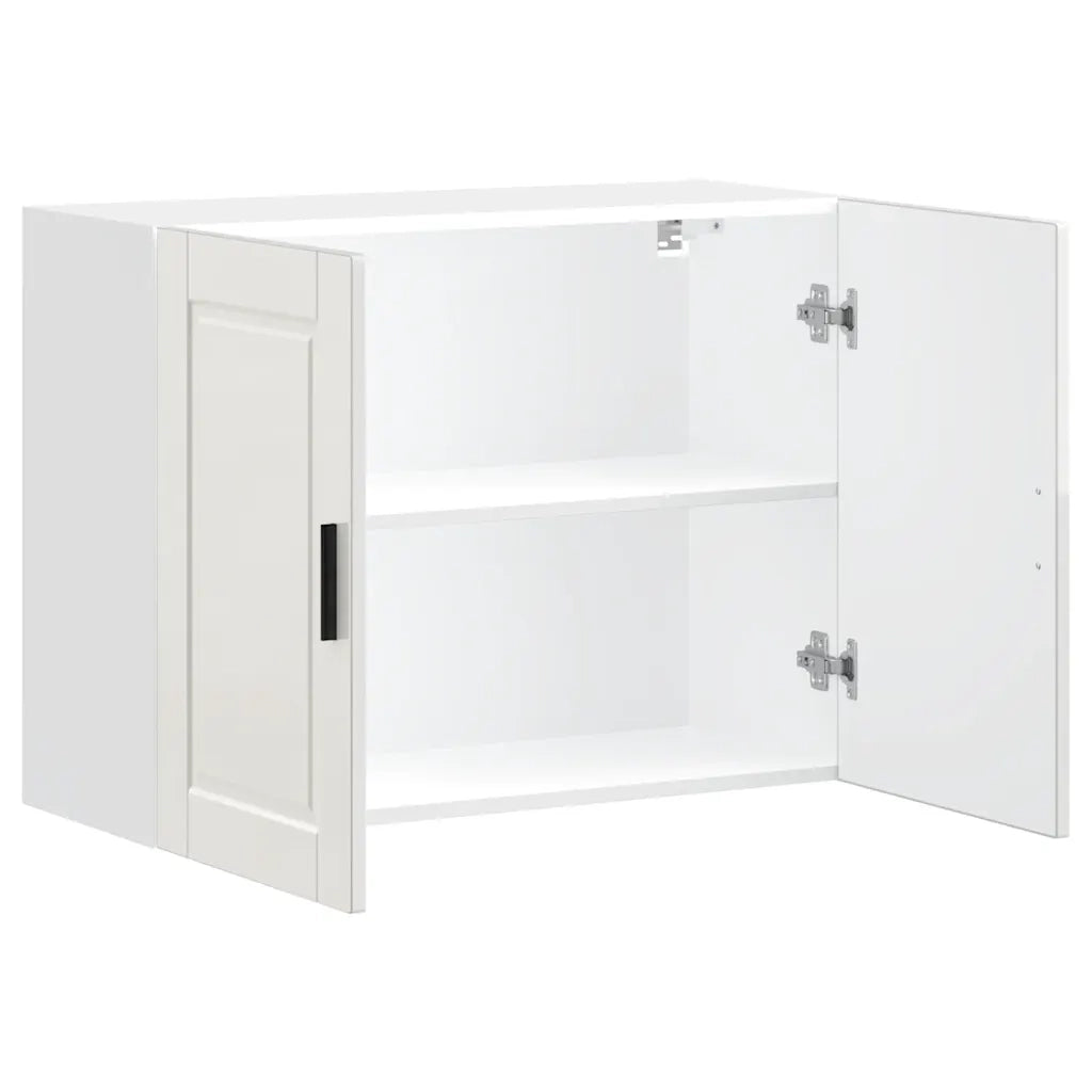 Pensile da Cucina Porto Bianco Lucido in Legno Multistrato 854069