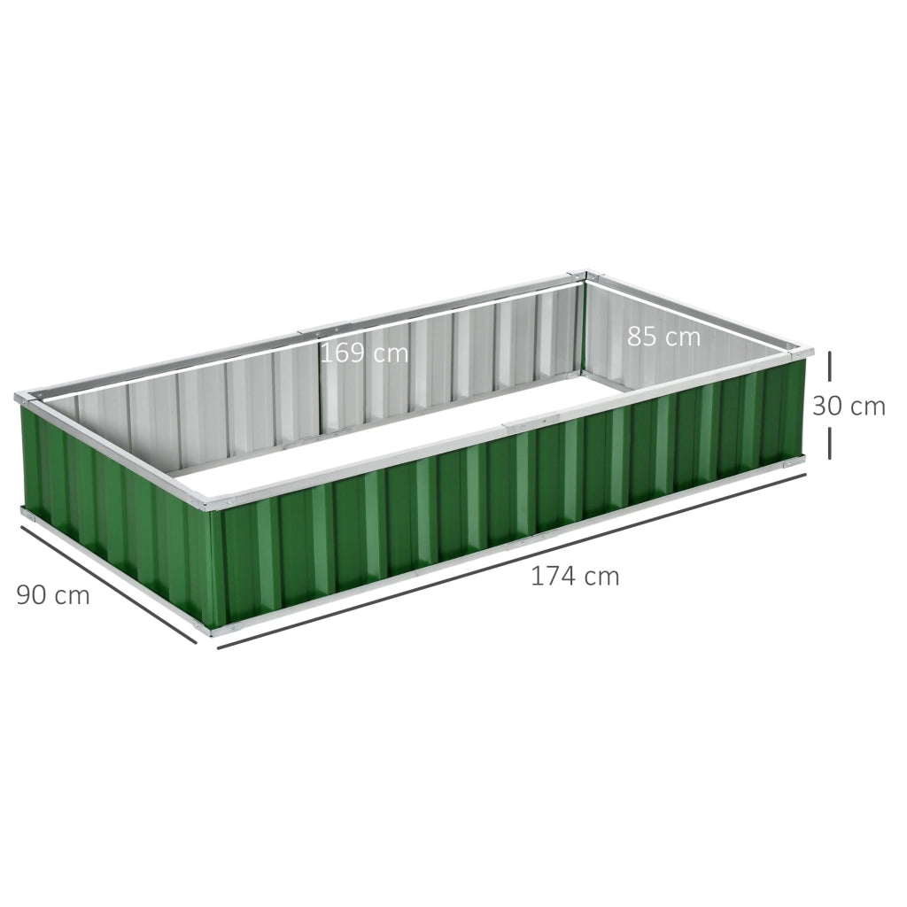 Letto da giardino modulare ¨C Minimal ¨C verde 174x90x30 cm