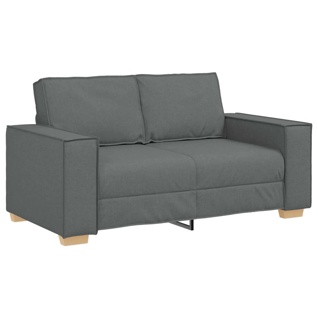 Divano 3 pcs Grigio scuro 220 x 80 x 84 cm Tessuto misto lino 3324610