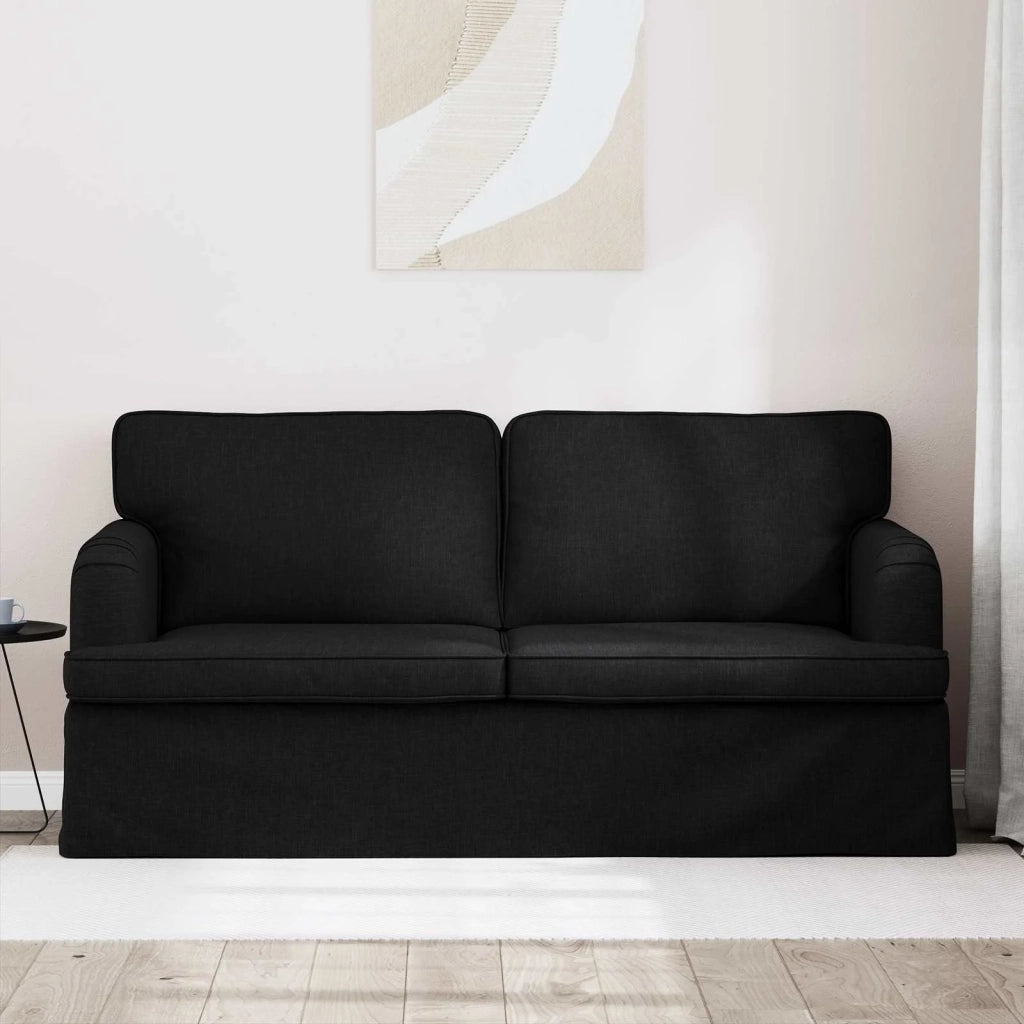 Divano Nero 162 x 80 x 85 cm Tessuto 42024492