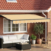 Cornice per Tenda Manuale con LED 3 x 2,5 m 3420802