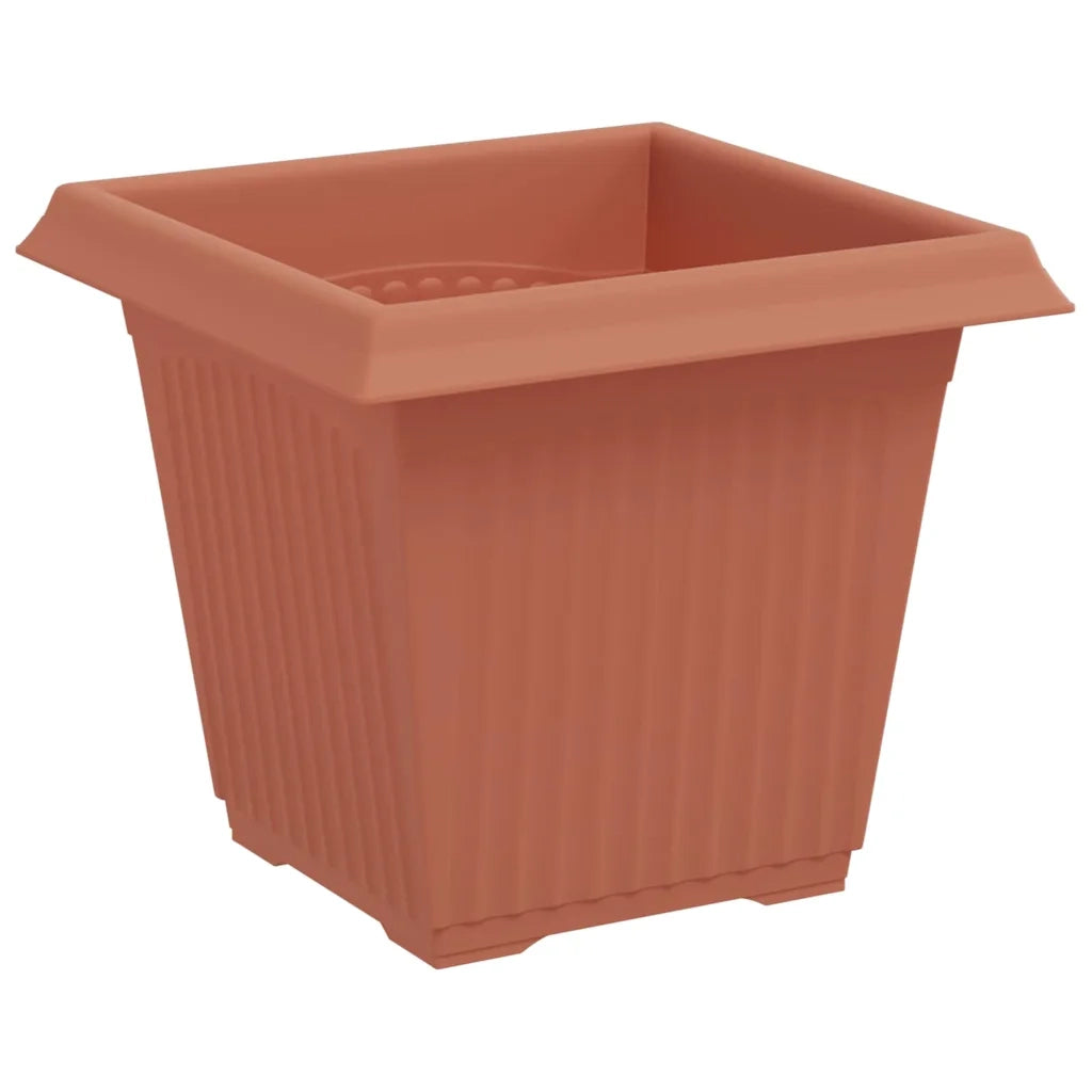 Vasi per Piante 24 pcs Rosso Mattone 16 x 16 x 14 cm Plastica 3403304