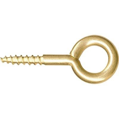 OCCHIOLO A VITE OTTONE PUCCIONI - MOD 17X40 MM 6X18X2,5 CF=PZ 200- 1 confezioni
