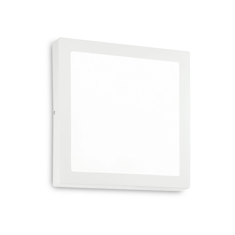 Applique Moderna Square Universal Alluminio-Plastiche Bianco Led 36W 3000K D40