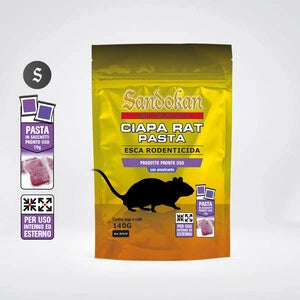 ESCA RODENTICIDA CIAPA RAT PASTA 150 G- 1,0 pz