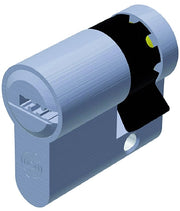 Securemme MEZZO CILINDRO CROMO SATINATO EVOK1 3 chiavi mm. 40 (30+10)