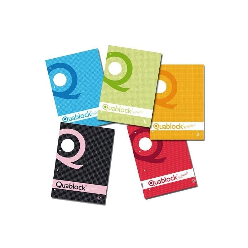 QUABLOCK RICARICA A4 5 MM 80 GR COLORI ASSORTITI
