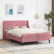 Struttura letto con materasso Rosa 180 x 200 cm Velluto 3414816
