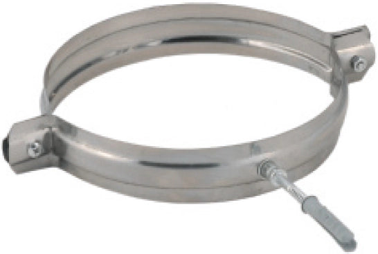 COLLARE INOX PER TUBI VITE E TASSELLO Ø cm. 8, pz. 2