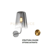 APPLIQUE OTTONE SAT. 1 LUCE CROMO 1164OS-AT-CR