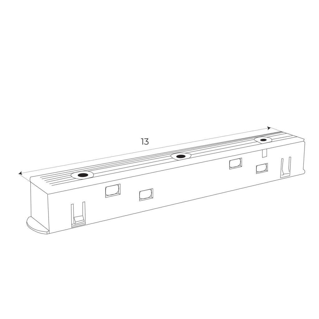 Connettore elettrico 90° nero Micro11 48V Maxlight