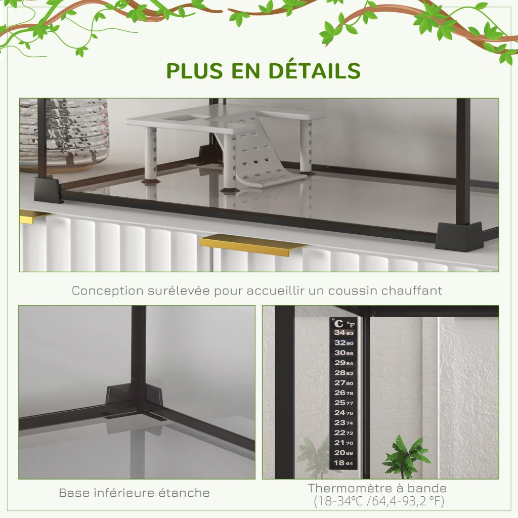 Terrario rettili ¨C zephmum ¨C trasparente 60x40x40