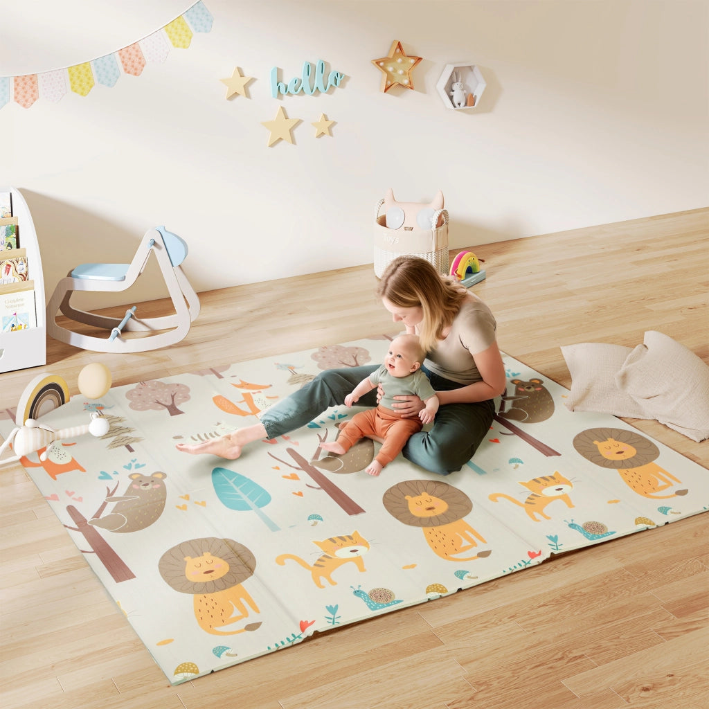 Tapis de jeu per bambini ¨C Minimal ¨C 196x176x1.5 cm multicolore