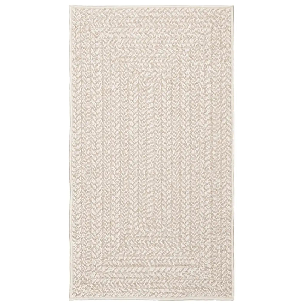 Tappeto ZIZUR Crema 60x110 cm Aspetto Iuta Interni ed Esterni 4010358