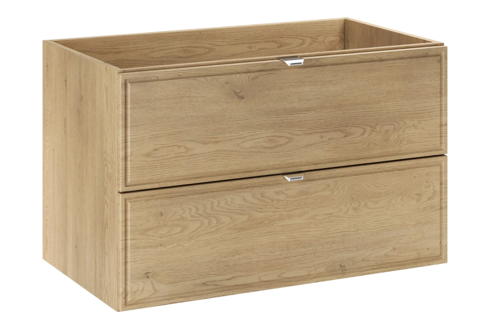 Mobile sottolavabo 80 cm 2 cassetti Terra Cremona 80 x 50 x 46 cm