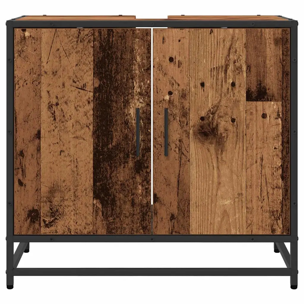 Armadio per Lavabo da Bagno Legno vecchio 65 x 33 x 60 cm 883614