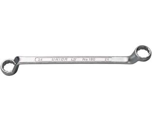 CHIAVE POLIGONALE CROMATA DOPPIA CURVA mm.24x26