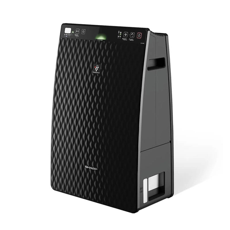 SHARP UA-HG30E-B - PURIFICATORE ARIA - FLUSSO ARIA 180 M3/H - FILTRAGGIO A 3 LIVELLI - PLASMACLUSTER - FUNZIONE UMIDIFICANTE - NERO
