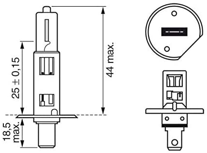 BOSCH LAMPADINA LONG LIFE H1 12V 55W