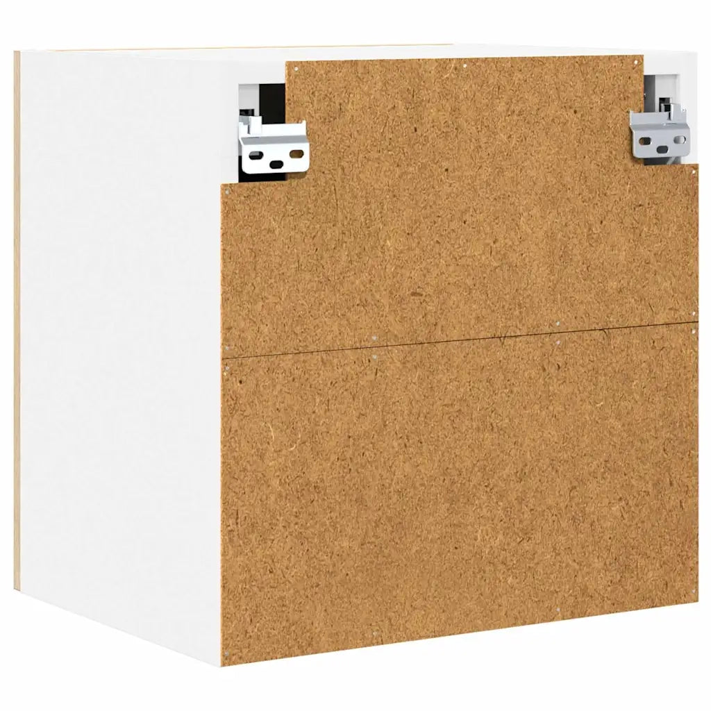 Armadio pensile con porta Riga 2 pcs Quercia Sonoma e Bianca 884135