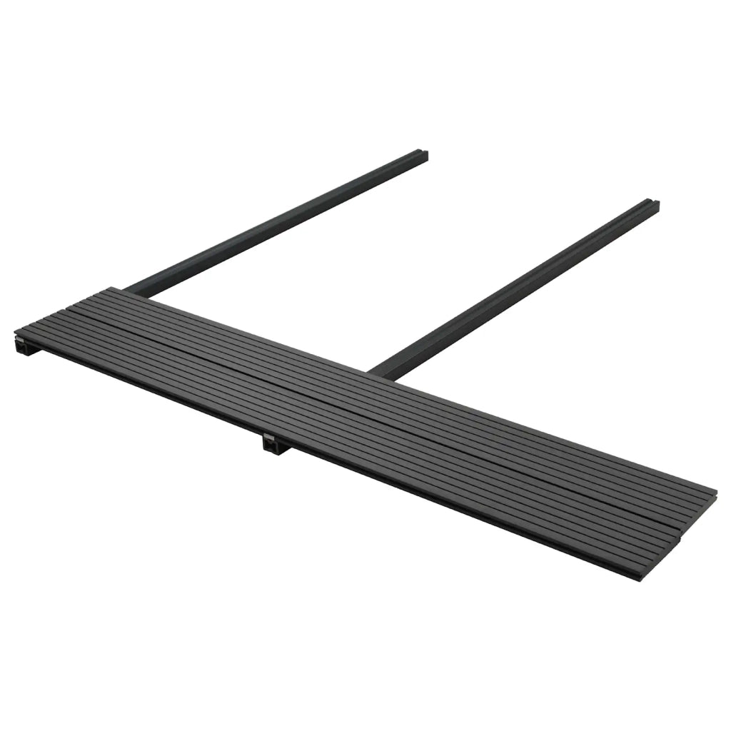 Pavimento da Deck 60 pcs Nero WPC 3444745