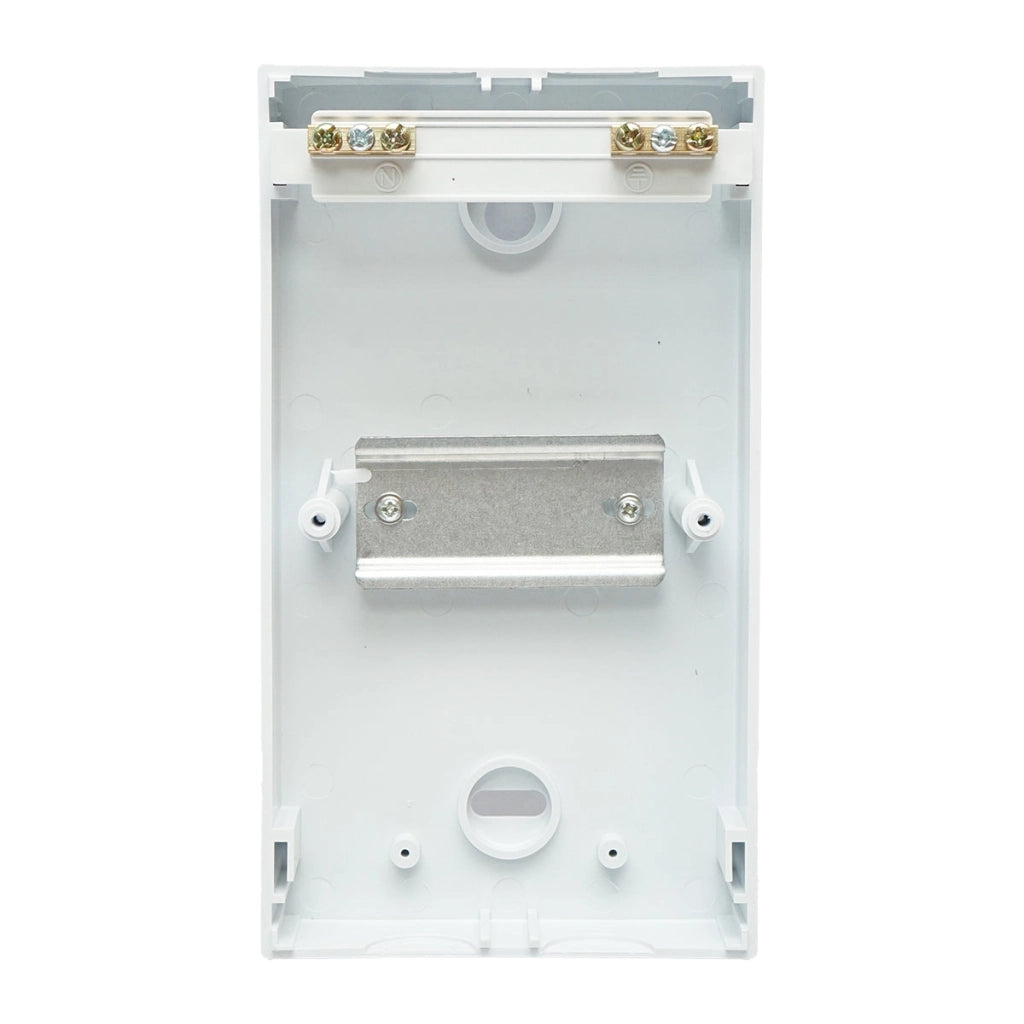 Pannello portafusibili da superficie 1 fila, 4 moduli 200x155x95mm IP40