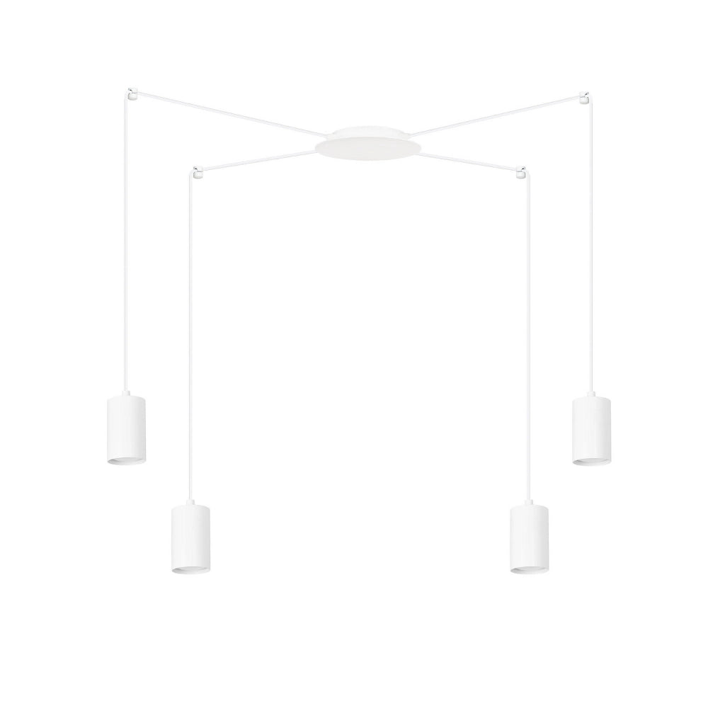 Lampadario Emibig Traker 4xGU10 bianco regolabile 3m