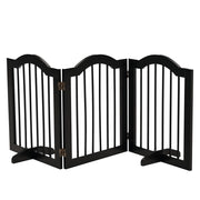 Barriera di Sicurezza Pieghevole per Cani ¨C Minimal ¨C Nero 154.5x29.5x61 cm