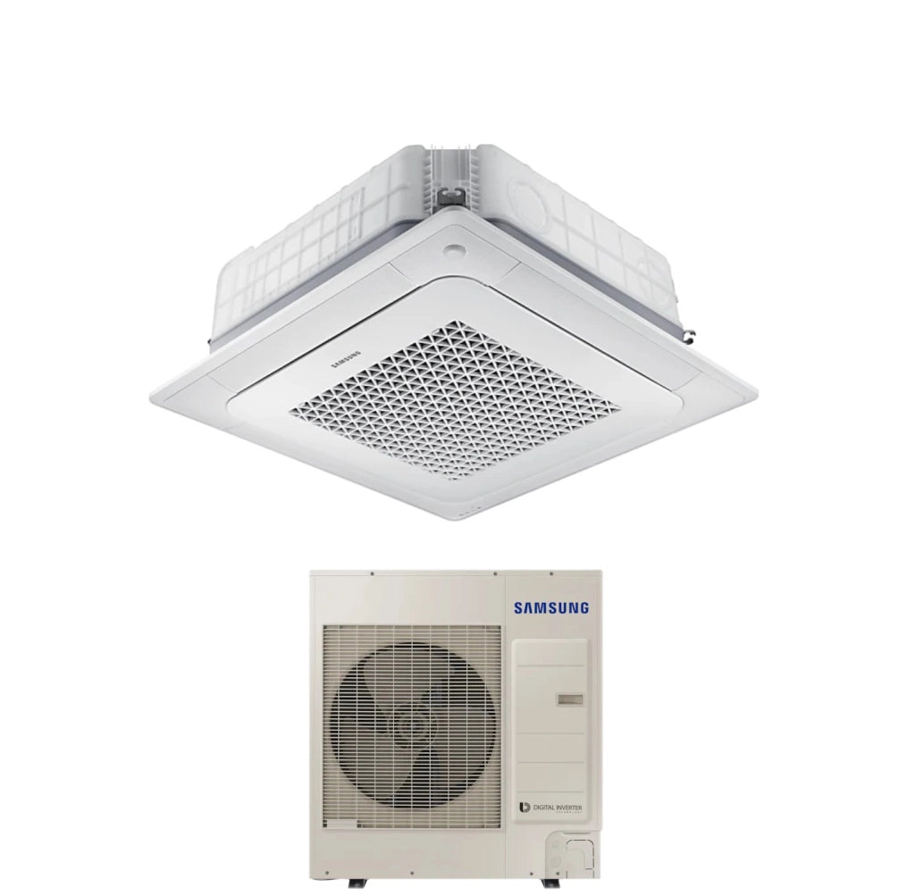 Condizionatore a Cassetta 4 Vie Samsung Windfree 36000 Btu AC100RN4DKG Monofase R-32 Wi-Fi Optional con Pannello